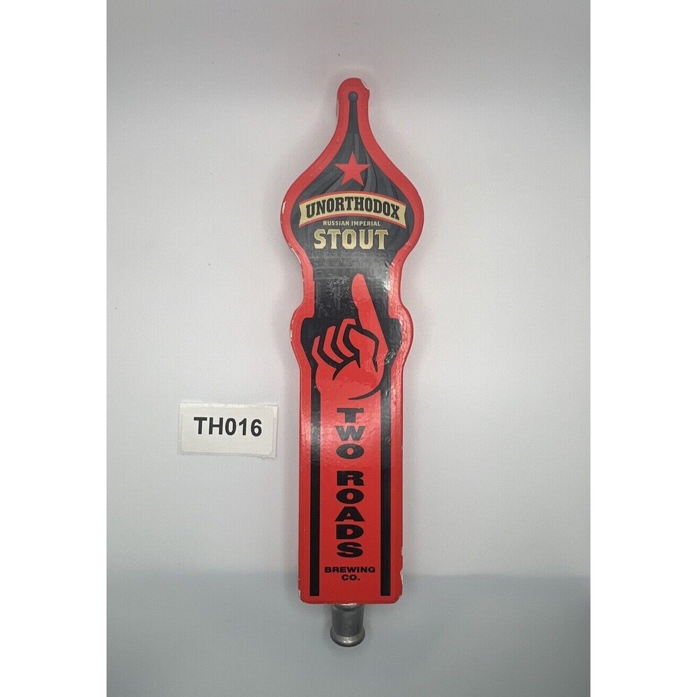 Two Roads Brew Unorthodox Russian Imperial Stout Tap Draft Handle Bar Pub Beer